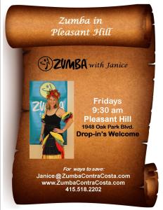 Zumba Fridays 9:30 am, Pleasant Hill
